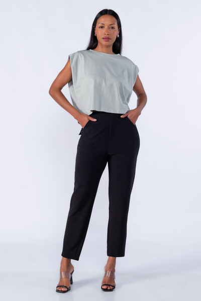 Foto Calça Social Com Bolsos