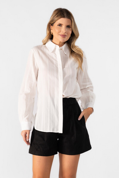 Foto Camisa algodao manga longa