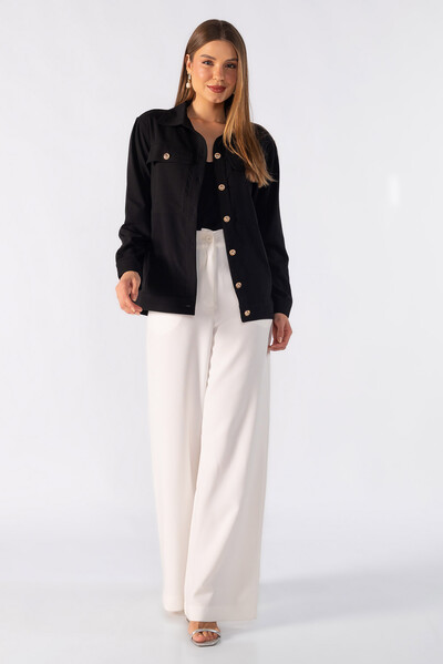 FotoCasaco com bolso e botoes dourados