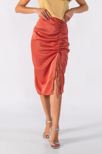 Foto Saia acetinada com amarracao