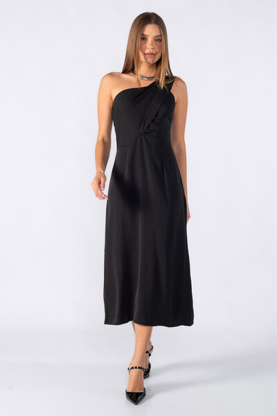 Foto Vestido midi alça única