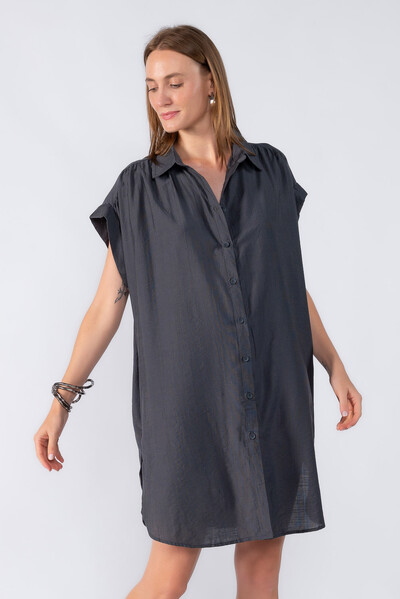 Foto Chemise manga morcego com detalhe