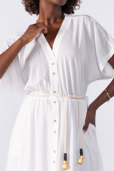 FotoVestido midi com cordao