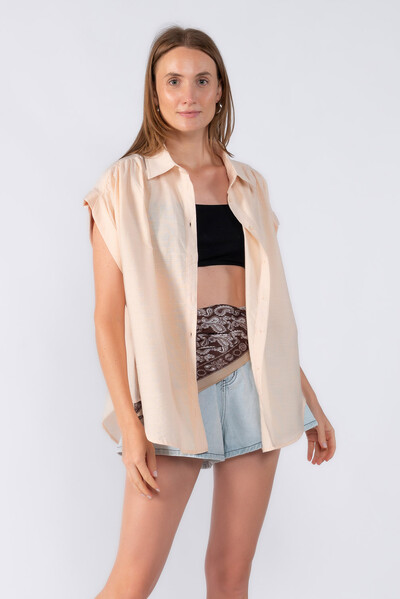 Foto Camisa ampla barra dobrada