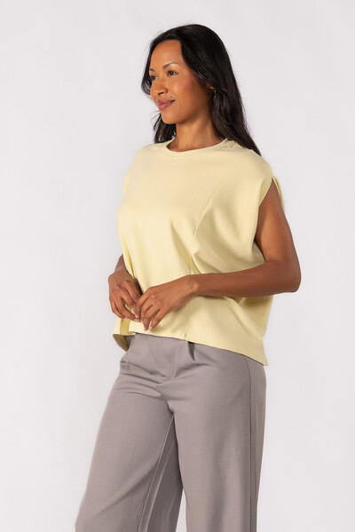 Foto Blusa oversized canelada