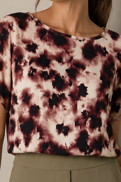 Foto Blusa estampa tie dye
