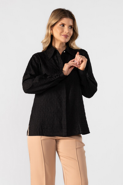 Foto Camisa manga longa com vista dupla