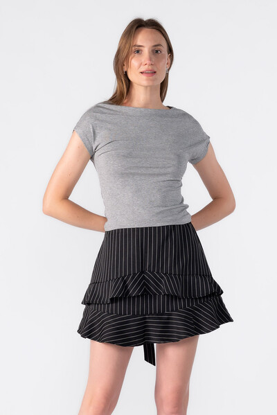 Foto Blusa basica manga morcego