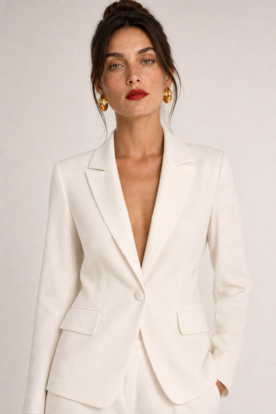 Foto Blazer liso detalhe 7 botoes