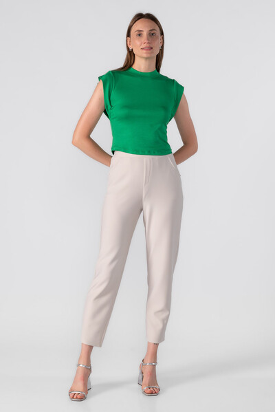 FotoBlusa malha basica manga cavada