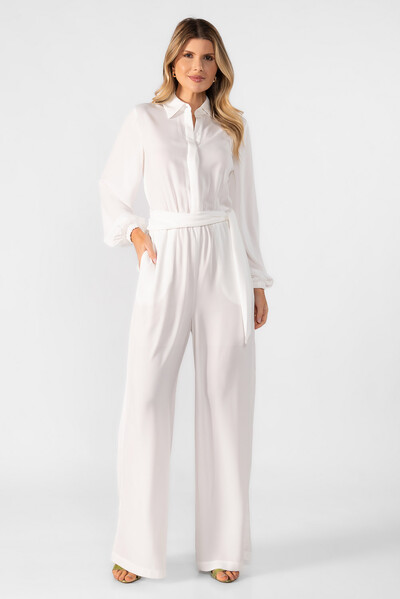 Foto Macacao alfaitaria com faixa