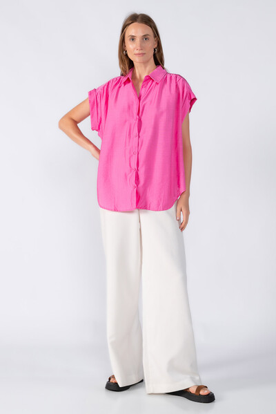 Foto Camisa ampla barra dobrada