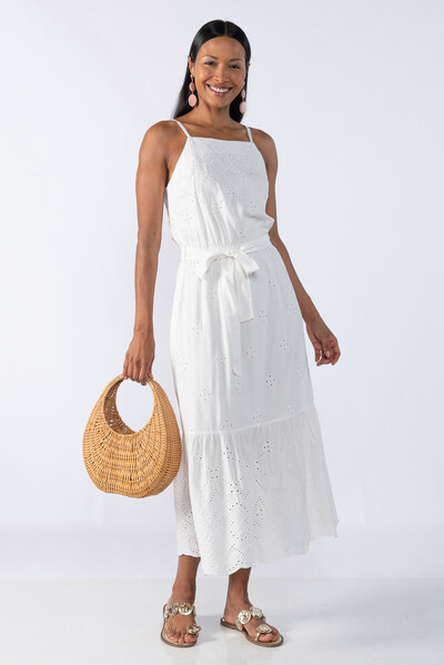 Foto Vestido midi em laise
