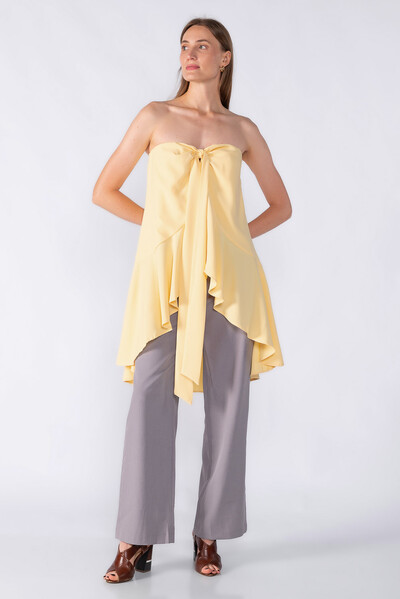 Foto Blusa mullet com amarração