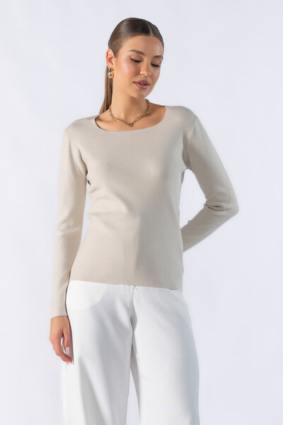 Foto Sueter slim decote quadrado