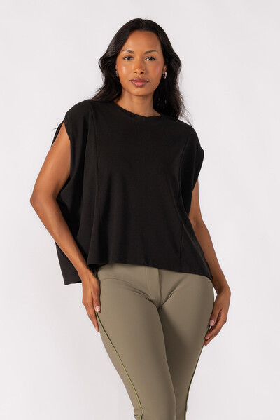 Foto Blusa oversized canelada