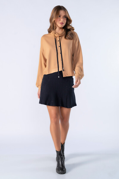 FotoBlusa viscose gola alta