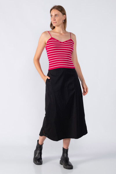 Foto Blusa em tricot listrada