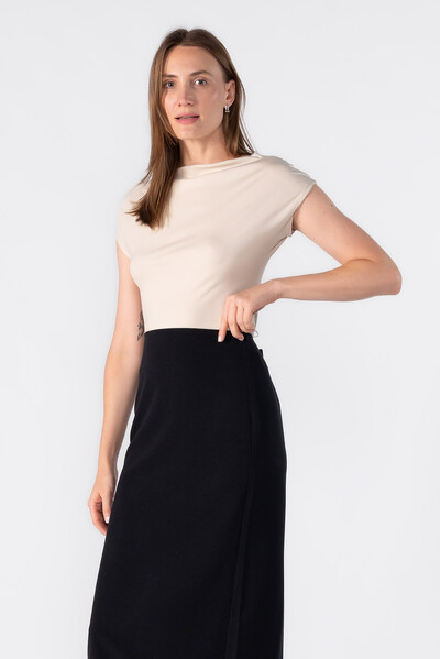 Foto Blusa basica manga morcego