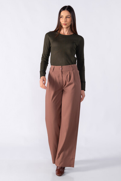 Foto Blusa texturizada manga longa toque seda