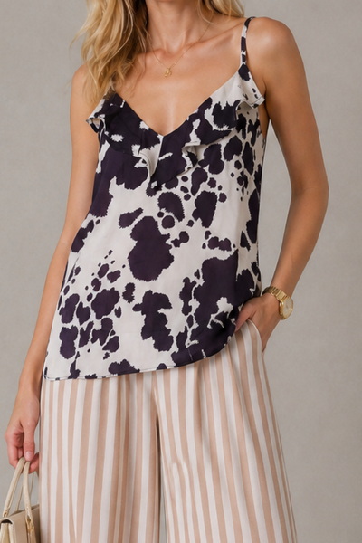 Foto Blusa estampa com babado