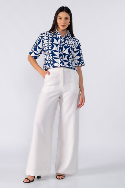 FotoCamisa estampada manga curta