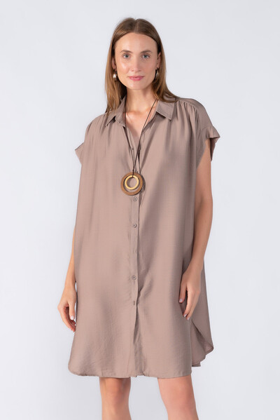 Foto Chemise manga morcego com detalhe