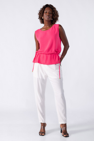 FotoBlusa bata com amarracao lateral