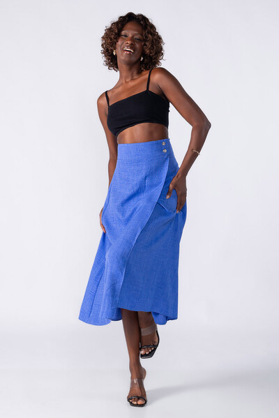 FotoSaia midi transpassada com faixa