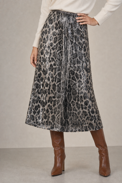 Foto Saia animal print paete