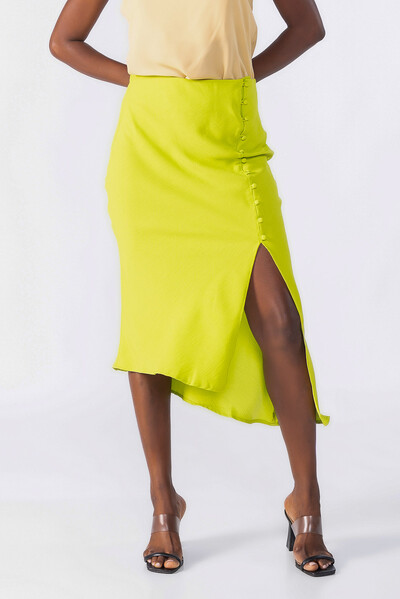 Foto Saia midi assimetrica