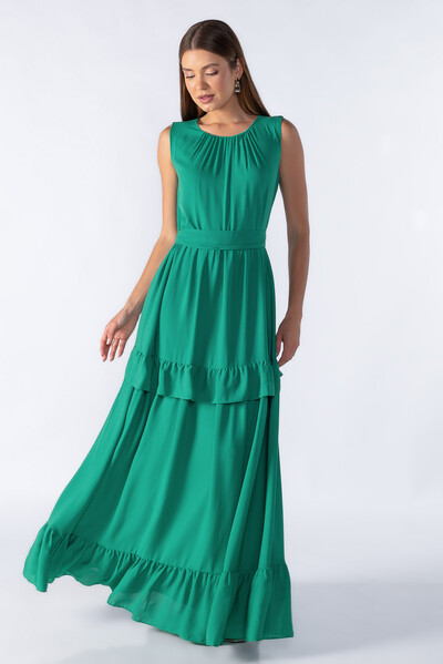 Foto Vestido longo com recortes