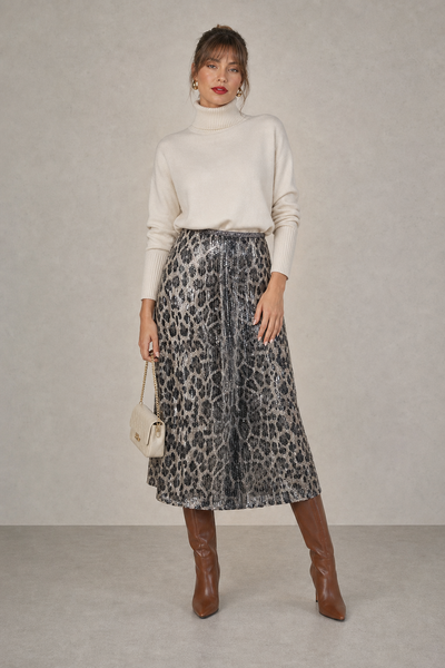 Foto Saia animal print paete
