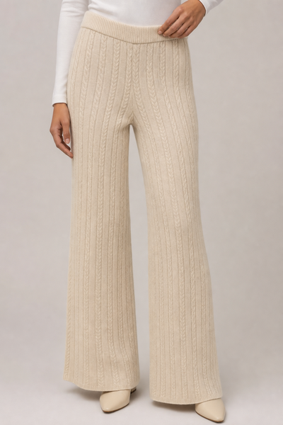 Foto Calça tricot texturizada