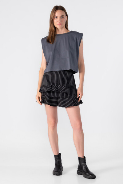 FotoBlusa cropped muscle tee