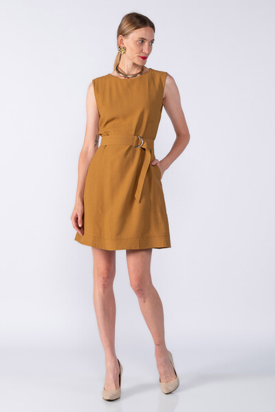 Foto Vestido curto viscose detalhe cruzado