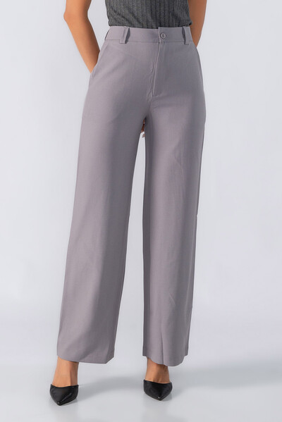 Foto Calca em alfaiataria lisa bolso faca