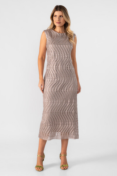 FotoVestido midi em guipure