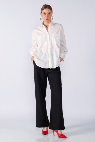 Foto Camisa algodão oversized com bolso