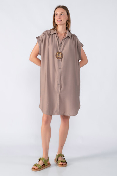 Foto Chemise manga morcego com detalhe