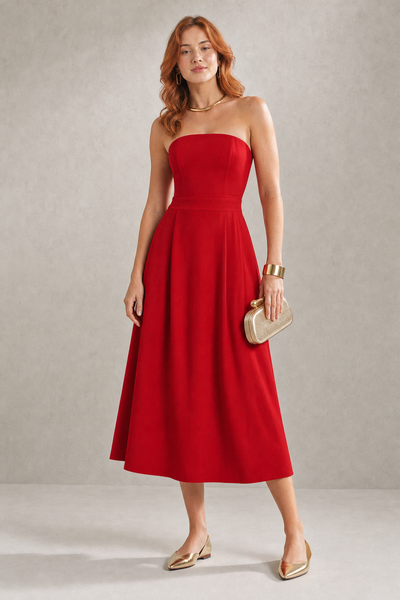 Foto Vestido viscolinho tomara que caia