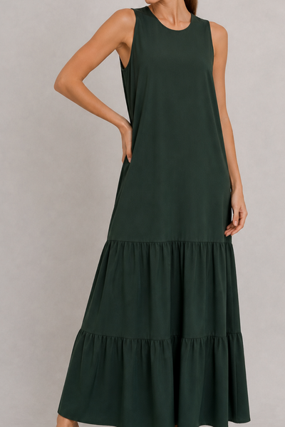 Foto Vestido longo regata