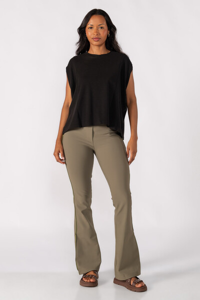 Foto Blusa oversized canelada