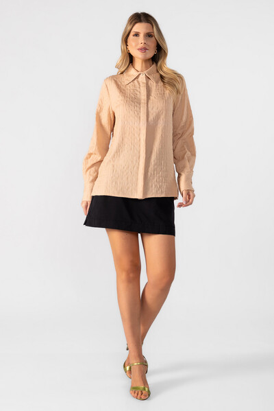 FotoCamisa manga longa com vista dupla