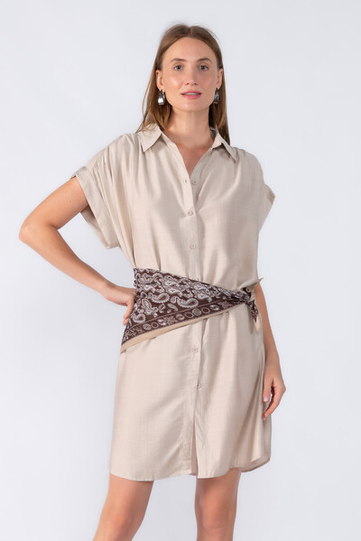 Foto Chemise manga morcego com detalhe