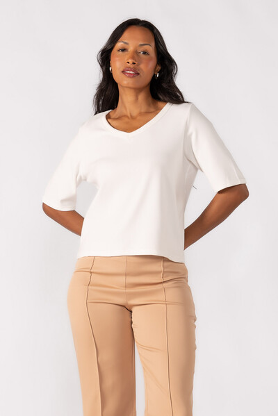 Foto Blusa oversized manga 3/4