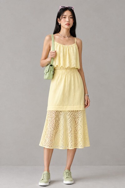 Foto Regata renda trabalhada