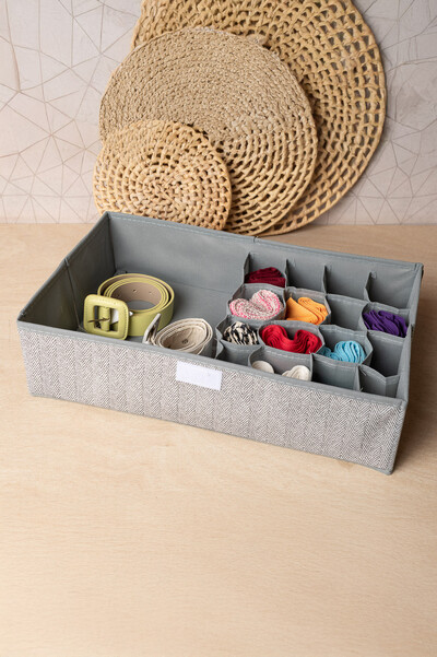 Foto Caixa organizadora dobravel 17 divisorias