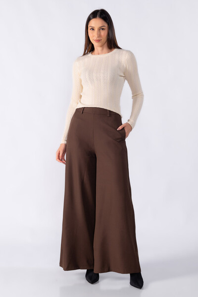 Foto Blusa basica texturizada manga longa