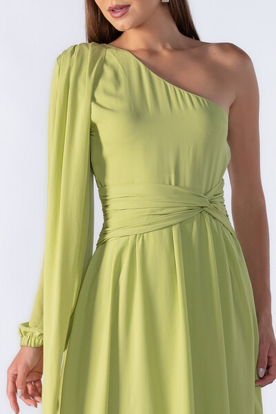 FotoVestido longo manga nula